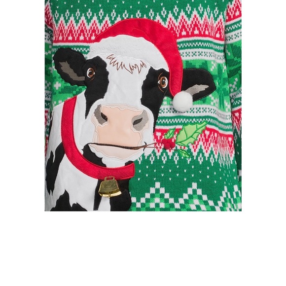 Holiday Time, Men’s Small (34-36) Ugly Christmas Sweater - Picture 3 of 8